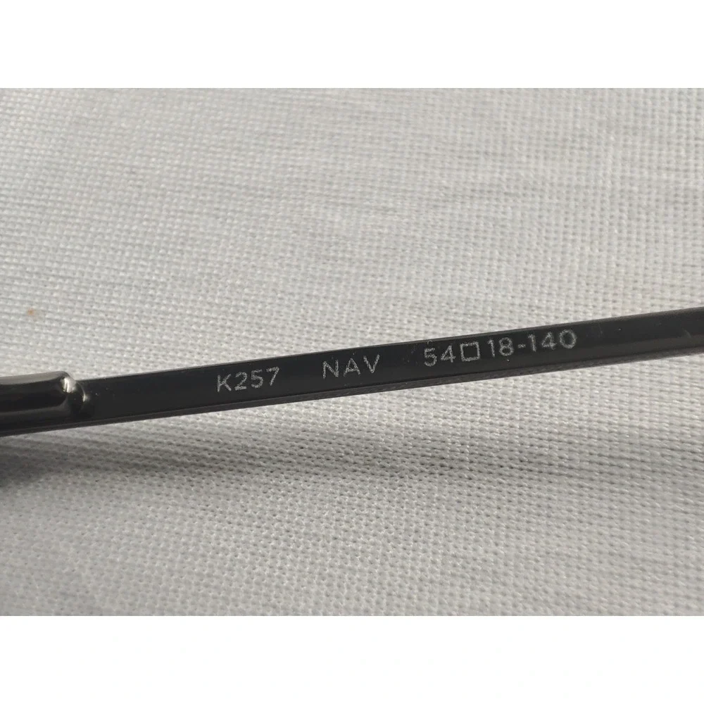 Kay Unger K257 NAV Navy Blue Metal Cat Eye Eyeglass **Frames Only**‎ 54-18-140
